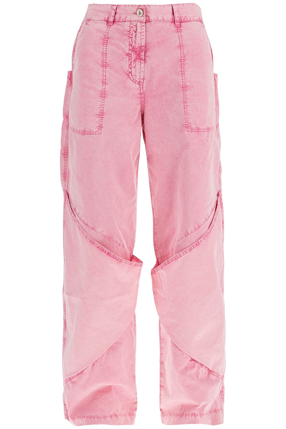 デニム・ジーパン THE ATTICO Women Denim Pants 250WCP00198 DDC098AA026 Pink Buy The Attico Wide Leg Jeans 'Pink' - 250WCP00198 DDC098AA