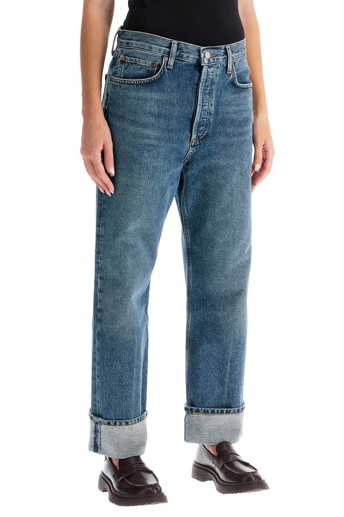 ボトムスその他 AGOLDE ca straight low-waist jeans by fran A9157E 1206 Fran low-waisted straight jeans AGOLDE Woman Tg. 25 JEANS