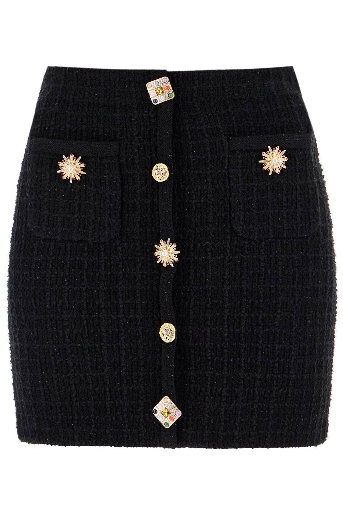 スカート SELF PORTRAIT SKIRT (PF24128SKB) Mini skirt SELF PORTRAIT Woman Tg. M STANDARD PF24128SKB
