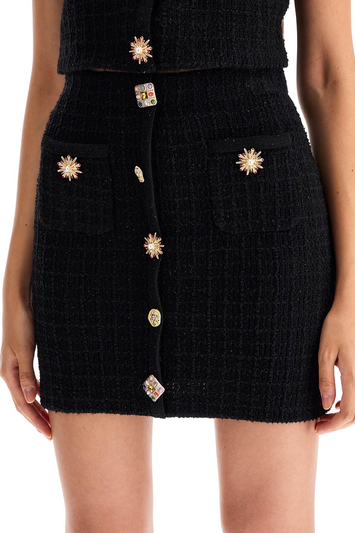 Mini skirt SELF PORTRAIT Woman Tg. M STANDARD PF24128SKB